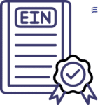EIN document with certification badge