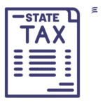 State tax document with information